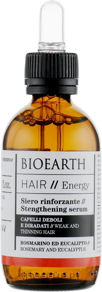 Укрепляющая сыворотка для волос Bioearth Hair Strengthening Serum, 50 мл