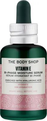 The Body Shop Vitamin E Bi-Phase Moisture Serum — двухфазная увлажняющая сыворотка для лица с витамином E, 30 мл