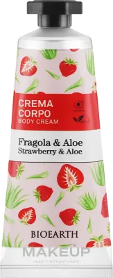 Крем для тела Bioearth Family Strawberry & Aloe с клубникой и алоэ 75 мл