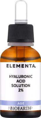 Bioearth Elementa AGE Hyaluronic Acid 2% — увлажняющая сыворотка с гиалуроновой кислотой и алоэ, 15 мл