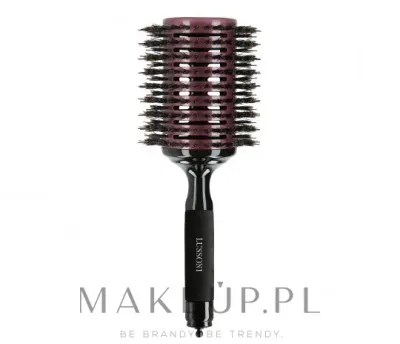 Круглая щётка для волос Lussoni Hair Brush Natural Style 65 мм буковая ручка
