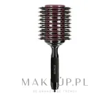 Круглая щётка для волос Lussoni Hair Brush Natural Style 65 мм буковая ручка — фото 1