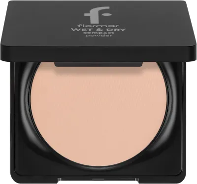 Компактная пудра Flormar Wet & Dry для лица, сухое и влажное нанесение, 10 г