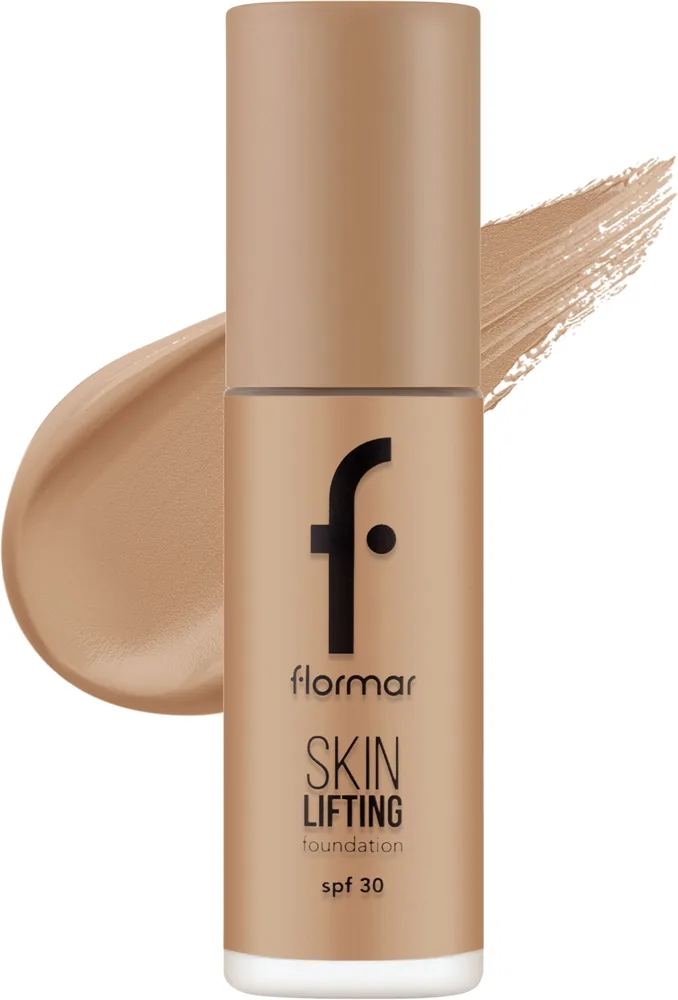 Тональный крем Flormar Skin Lifting Foundation SPF 30 с эффектом лифтинга увлажняющий, 30 мл, оттенок 120 - Desert Beige