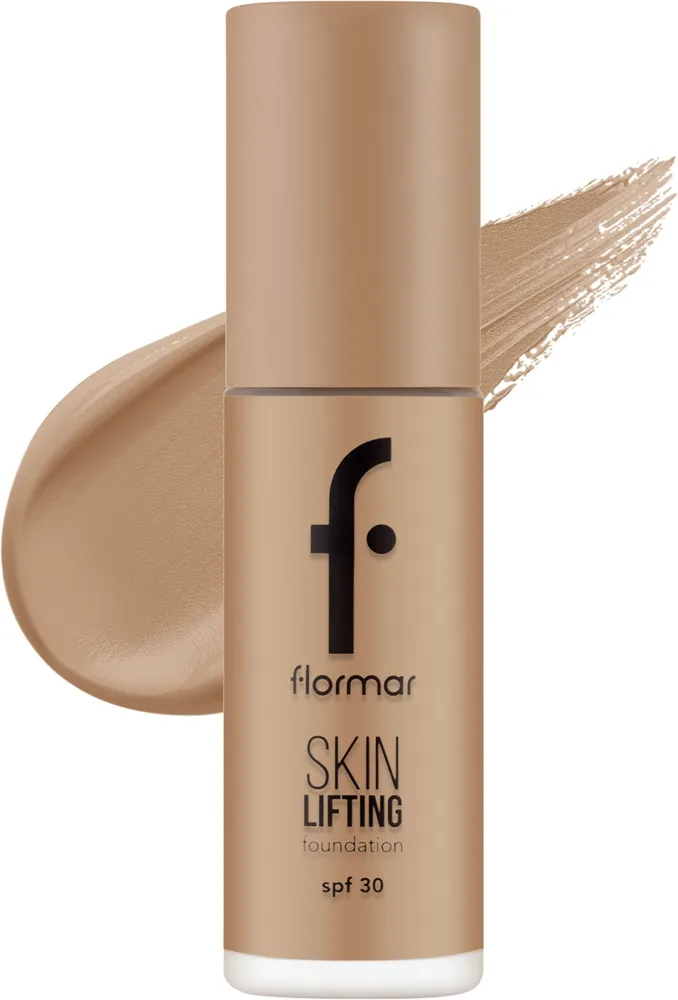 Тональный крем Flormar Skin Lifting Foundation SPF 30 с эффектом лифтинга увлажняющий, 30 мл, оттенок 130 - Spiced Sand