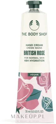 Крем для рук The Body Shop British Rose увлажняющий с маслом ши и экстрактом розы 30 мл
