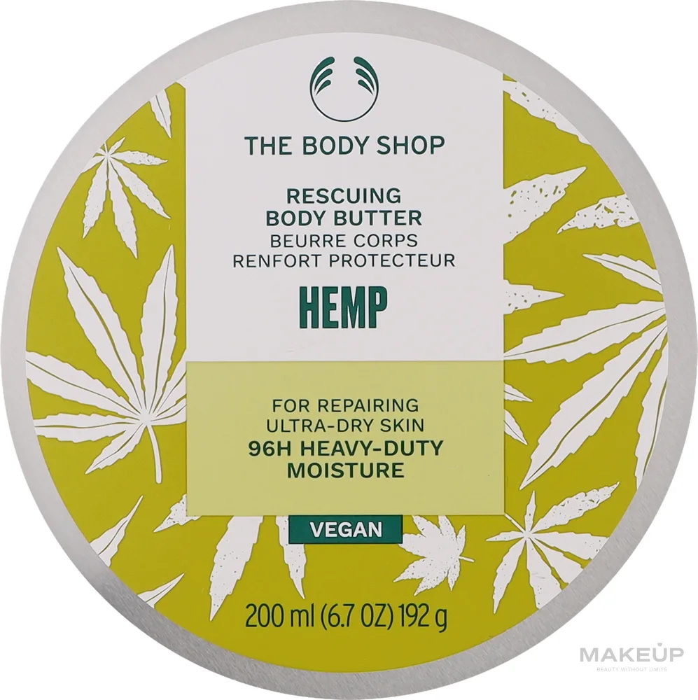 Масло-баттер для тела The Body Shop Hemp конопляное для очень сухой кожи