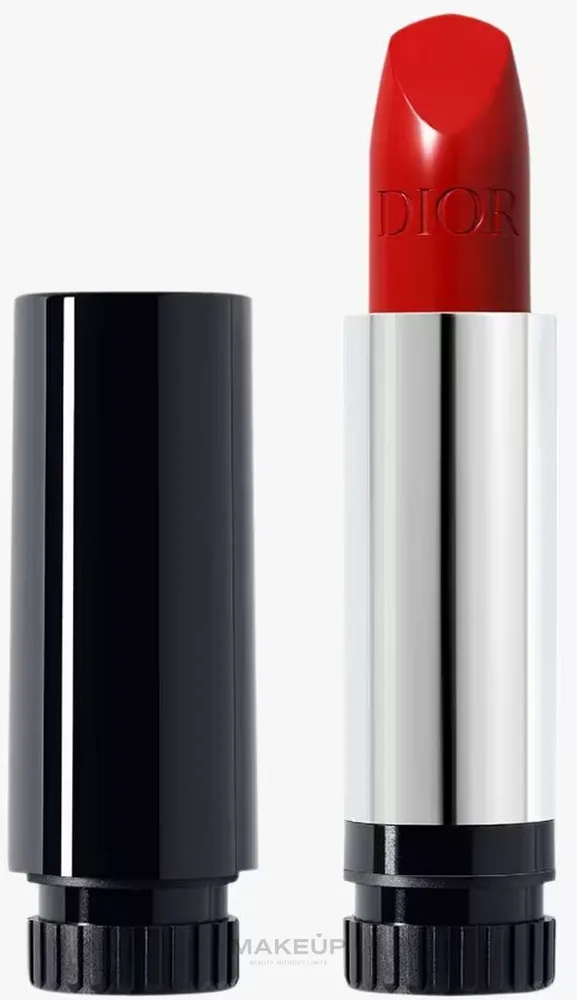 Сменный блок помады для губ Dior Rouge Lipstick, оттенок 999 - Satin