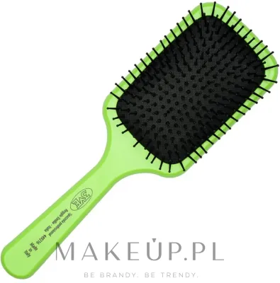Плоская щётка для волос 3ME Maestri Sweet Vibes Plastic Paddle Brush 449216 зелёная