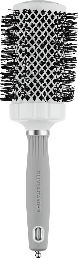 Круглая щётка для укладки волос Olivia Garden Expert Blowout Grip Wavy Bristles 55 мм