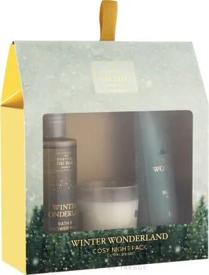 Набор для тела Scottish Fine Soaps Winter Wonderland гель для душа крем для тела и свеча уценка упаковки