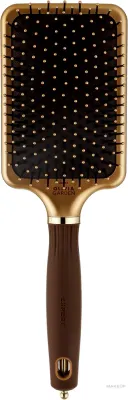 Прямоугольная щётка для волос Olivia Garden Expert Care Rectangular Nylon Gold & Brown L