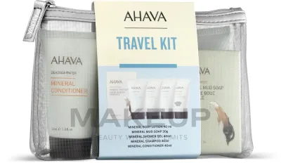 Набор дорожный Ahava Travel Kit из 6 средств для тела и волос, с косметичкой