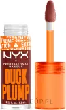 NYX Professional Makeup Błyszczyk do ust - Блеск для губ NYX Duck Plump с эффектом объёма, оттенок 14 - Hall Of Flame — фото 2
