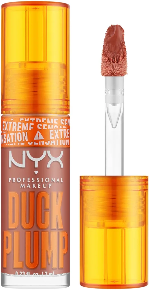 NYX Professional Makeup Błyszczyk do ust - Блеск для губ NYX Duck Plump с эффектом объёма, оттенок 04 - Apri Caught
