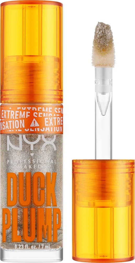 NYX Professional Makeup Błyszczyk do ust - Блеск для губ NYX Duck Plump с эффектом объёма, оттенок 20 - Quazy Silver