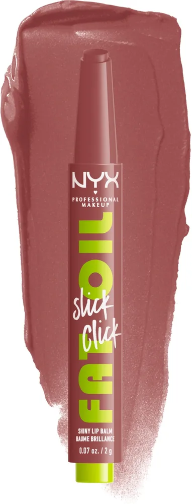 NYX Professional Makeup Nabłyszczający balsam do ust - Оттеночный бальзам для губ NYX Fat Oil Slick Click, оттенок 18 - Profile Pic