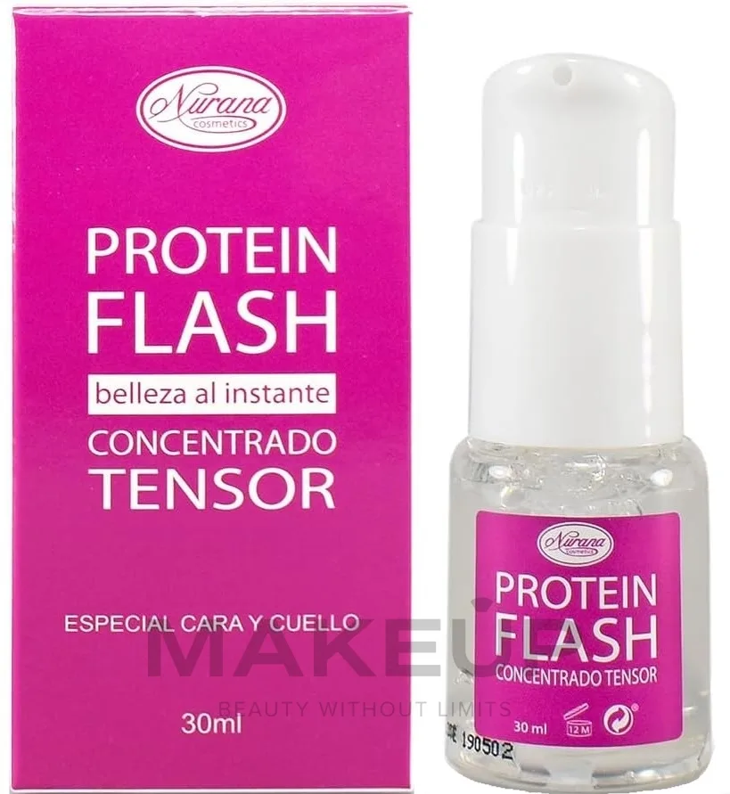 Концентрированная сыворотка для лица Nurana Protein Flash Tensor с эффектом лифтинга 30 мл