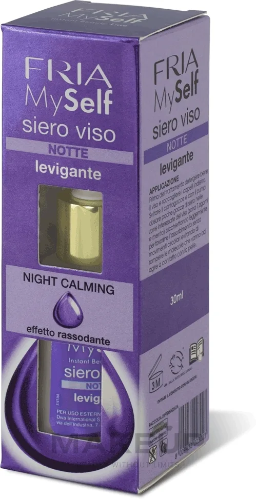 Успокаивающая ночная сыворотка для лица Fria MySelf Night Calming с гибискусом 30 мл