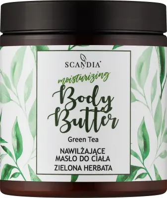 Увлажняющее масло-баттер для тела Scandia Cosmetics Зелёный чай