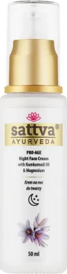 Крем для лица Sattva Ayurveda Pro-age ночной с магнием и кумкумади 50 мл