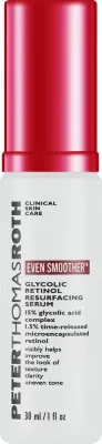 Peter Thomas Roth Even Smoother Glycolic Retinol — ночная сыворотка с 15% гликолевой кислоты и ретинолом, 30 мл