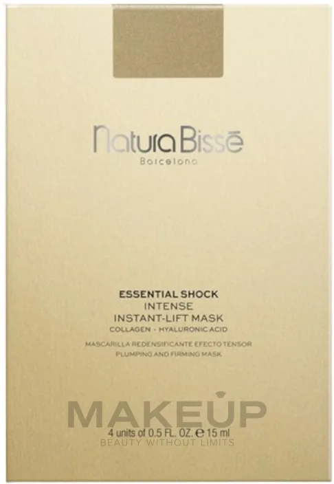 Natura Bisse Essential Shock Intense Instant-Lift Mask — лифтинг-маска для лица с коллагеном и гиалуроновой кислотой, 4×15 мл, оттенок 4 x 15 мл