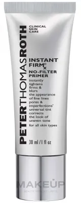 База под макияж Peter Thomas Roth Instant FIRMx No-Filter Primer подтягивающая, с эффектом размытия пор, 30 мл