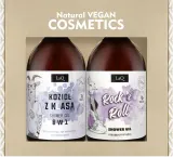 Набор гелей для душа LaQ Forget-Me-Not & Goat мужской 8в1 с экстрактом хмеля и незабудка 2x500 мл — фото 1