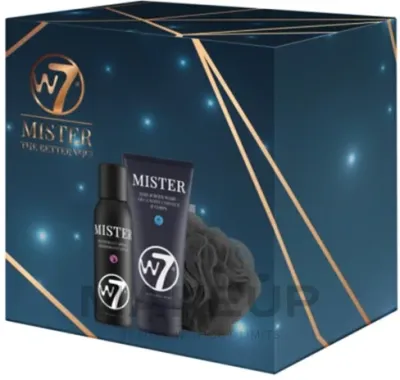 Мужской набор W7 The Better You! дезодорант гель для душа и мочалка 2x200 мл уценка упаковки