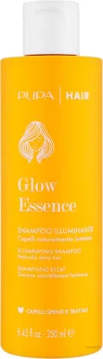 Шампунь Pupa Glow Essence для блеска волос, с кокосовым маслом, маслом монои и энотеры, 250 мл