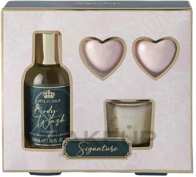 Набор Style & Grace Relax & Bathe гель для ванны 100 мл 2 бомбочки по 20 г и свеча 30 г