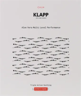 Успокаивающая тканевая маска для лица тройного действия Klapp Triple Action Soothing Sheet Mask