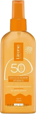 Масло для тела Lirene Dry Argan сухое солнцезащитное SPF 50 спрей 150 мл