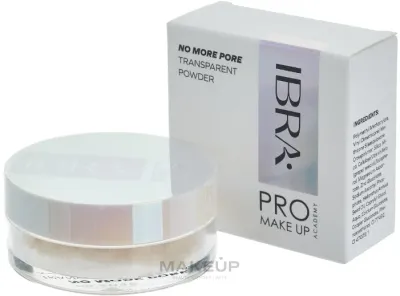 Полупрозрачная фиксирующая пудра IBRA Makeup Pro No More Pore, 5 г