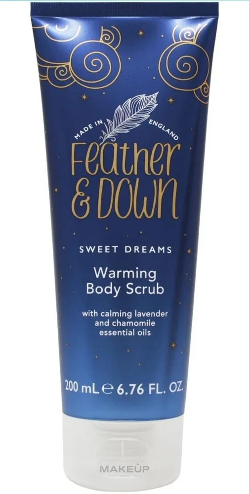 Feather & Down Feather & Down Sweet Dreams Warming Body Scrub - Согревающий скраб для тела с эфирными маслами лаванды и ромашки Sweet Dreams 200 мл
