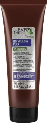 Тонирующая маска для светлых волос EveryGreen No Yellow Plex против желтизны, масло зародышей пшеницы, аминокислоты, фиолетовый пигмент