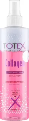 Двухфазная спрей-кондиционер для волос Totex Cosmetic Collagen Hair Conditioner с коллагеном, 300 мл