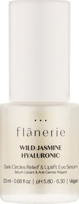 Сыворотка для области вокруг глаз Flanerie Dark Circles Relief с ретинилпальмитатом эфирами жожоба и бетаином для зрелой кожи 20 мл