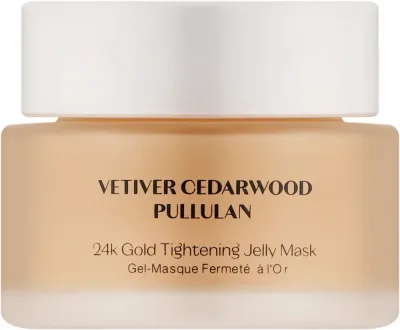Flanerie 24k Gold Tightening Jelly Mask — подтягивающая гелевая маска для лица с ниацинамидом и AHA-кислотами, 45 мл