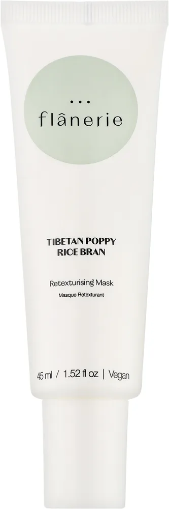 Flanerie Retexturising Mask — восстанавливающая маска для лица с рисом, папаином и витаминами группы B, C, E, 45 мл