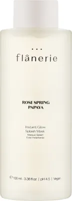 Flanerie Instant Glow Splash Mask — осветляющая маска для лица с годжи, кофе и зелёным чаем, 100 мл