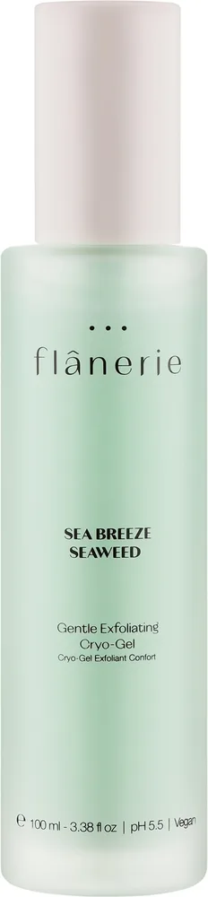 Отшелушивающий крио-гель для лица Flanerie с маслом ши и экстрактом чиа 100 мл