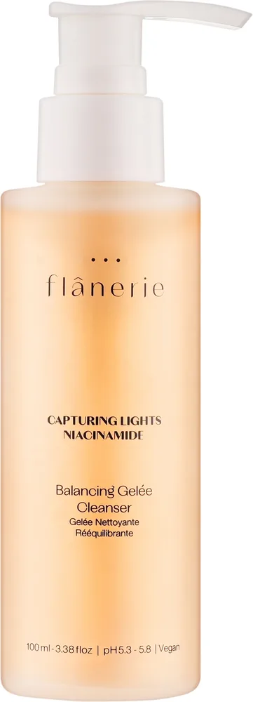 Очищающий гель для лица Flanerie Balancing с ниацинамидом и витамином E 100 мл