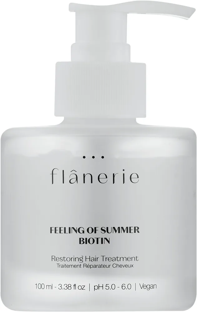 Ревитализирующая сыворотка для волос Flanerie Restoring Hair Treatment, 100 мл