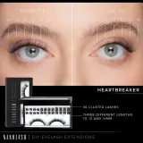 Набор Nanolash DIY Starter Kit Heartbreaker ресницы бондер силант и аксессуары 5 предметов — фото 4