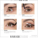 Набор Nanolash DIY Starter Kit Classy ресницы бондер силант и аксессуары 5 предметов — фото 6
