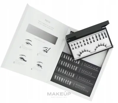 Набор Nanolash DIY Starter Kit Flirty ресницы бондер силант и аксессуары 5 предметов