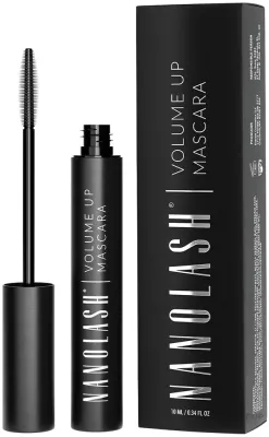 Тушь для ресниц Nanolash Volume Up Mascara для объёма, с щёточкой без комочков, 10 мл