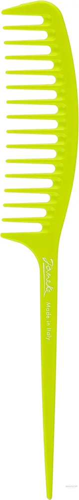 Расчёска для волос Janeke Fashion Comb For Gel Application Lime Fluo 82826